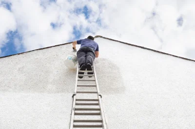 Peinture extérieure aux Chalesmes — façades et ravalement